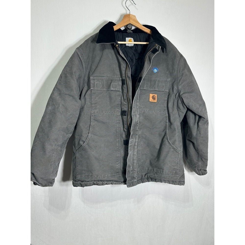 Carhartt C26 GVL insulated Arctic Quilt Lined‎ Coat Gravel Gray Mens XL